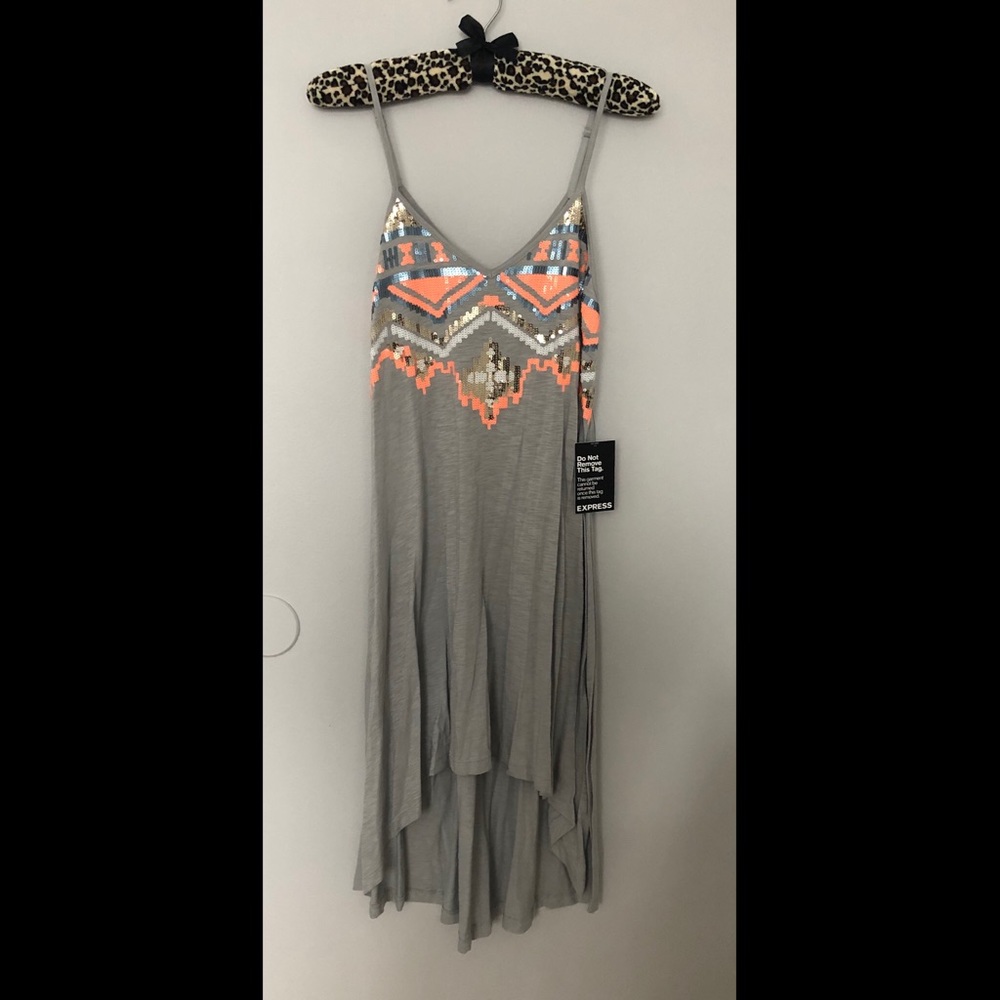 Express HighLow Trapeze Dress - Picture 2 of 4